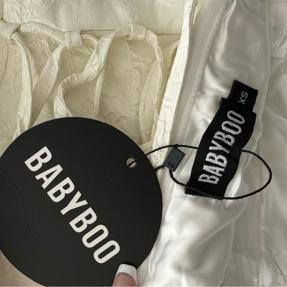 Babyboo XS ELENORA MINI DRESS - IVORY - Picture 11 of 14